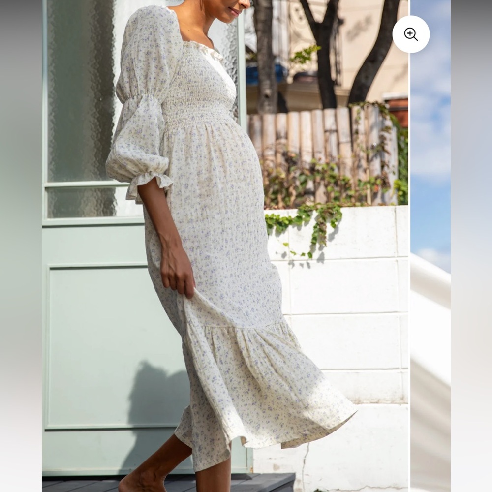 Nothing Fits But Yuki Dress in Floral Gauze